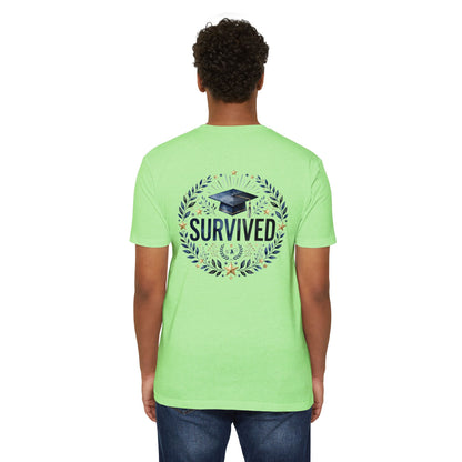 Survived Graduation Cap T-Shirt