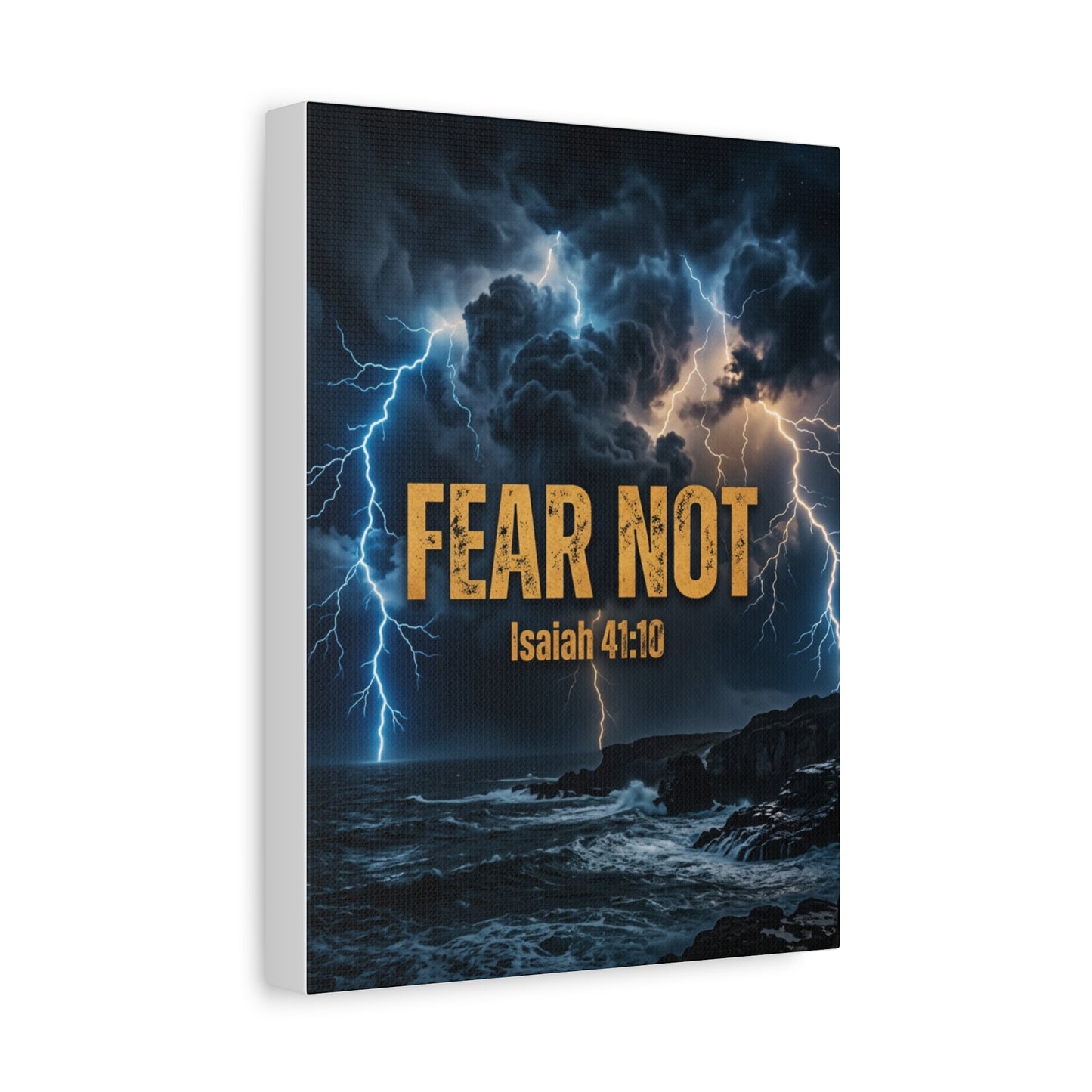 Fear Not - Isaiah 41:10 Canvas Wall Art