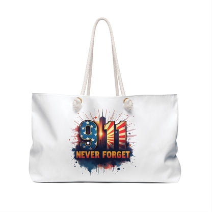Weekender Bag - 9/11 Never Forget Memorial Travel Tote