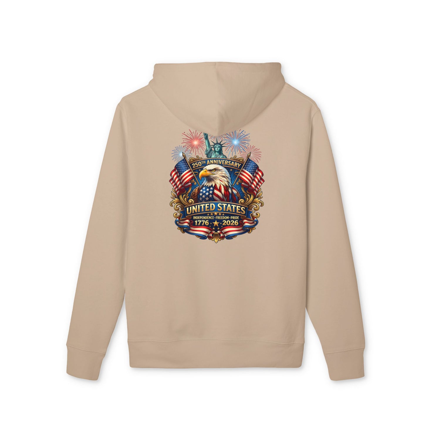 Patriotic Eagle Hoodie — United States 1776–2020 Memorial Design