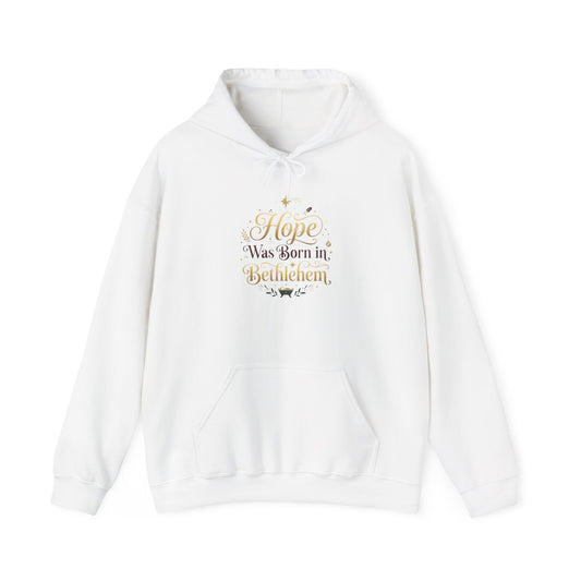 Hope Was Born in Bethlehem Hoodie