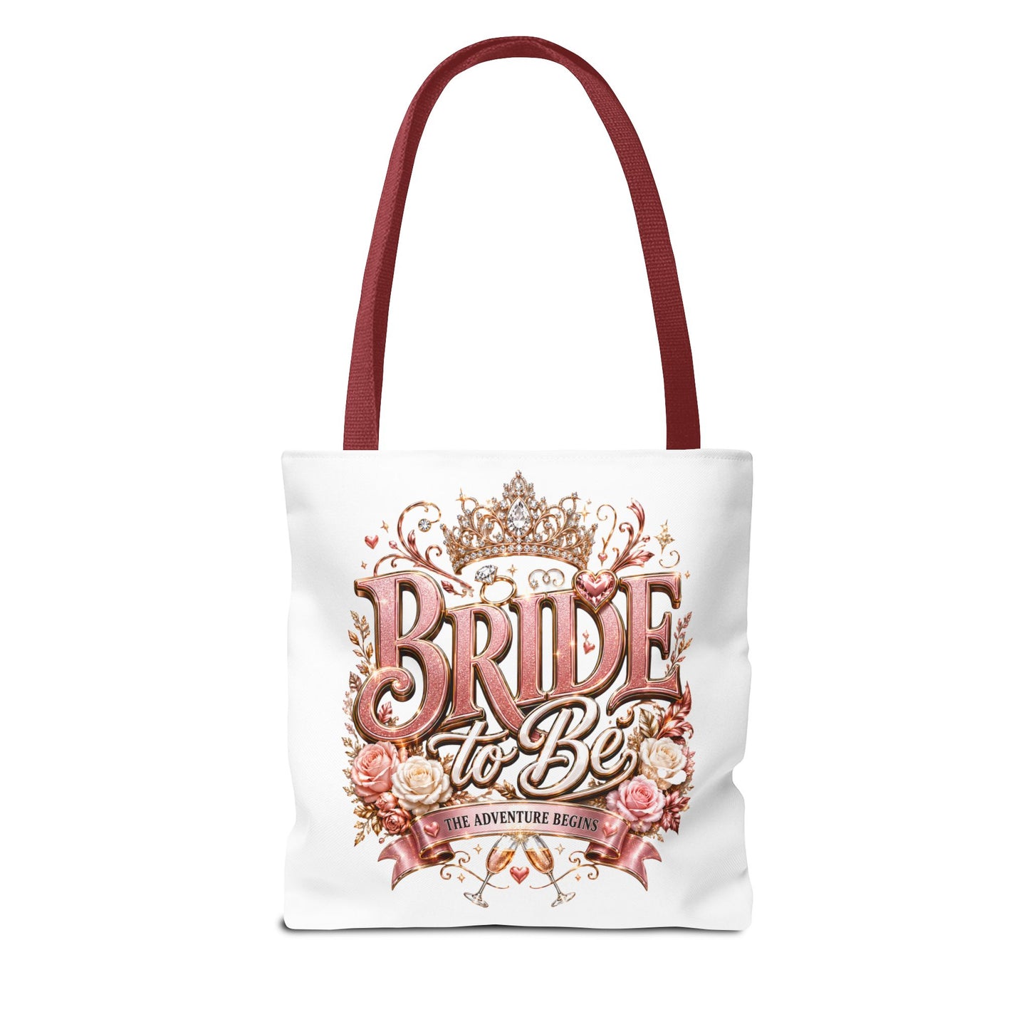 Bride-to-Be Floral Tote Bag - Bachelorette Gift & Bridal Shower Accessory