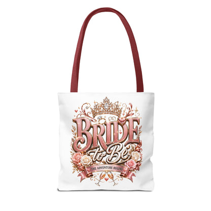 Bride-to-Be Floral Tote Bag - Bachelorette Gift & Bridal Shower Accessory