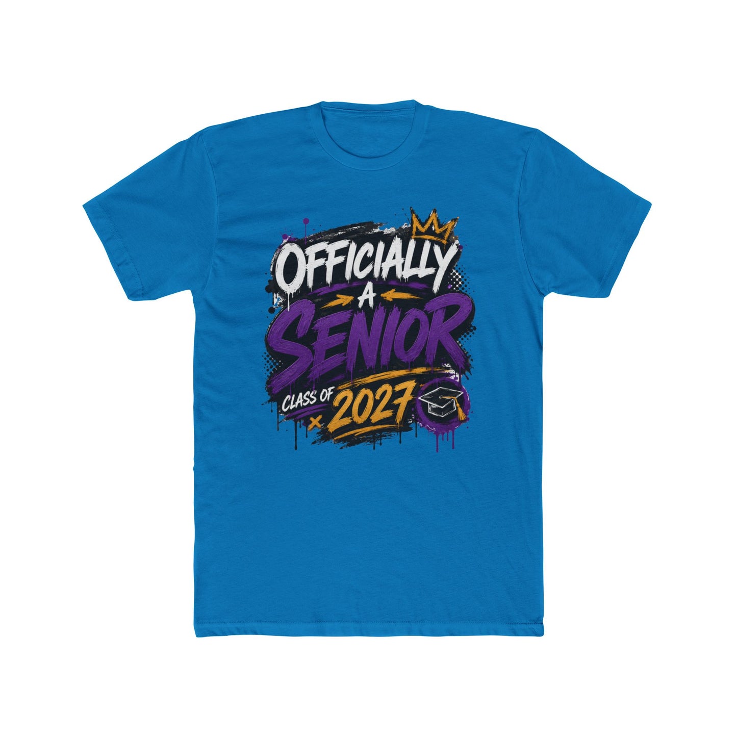 Officially A Senior Class of 2027 T-Shirt — Graduation Tee for High School Seniors
