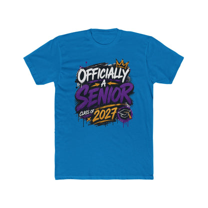 Officially A Senior Class of 2027 T-Shirt — Graduation Tee for High School Seniors