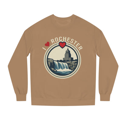 Rochester Waterfall Crewneck Sweatshirt — I  Rochester Graphic