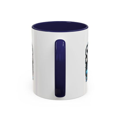 Senior Year Loading 2027 Accent Coffee Mug — Graduation Gift Cup (11/15oz)