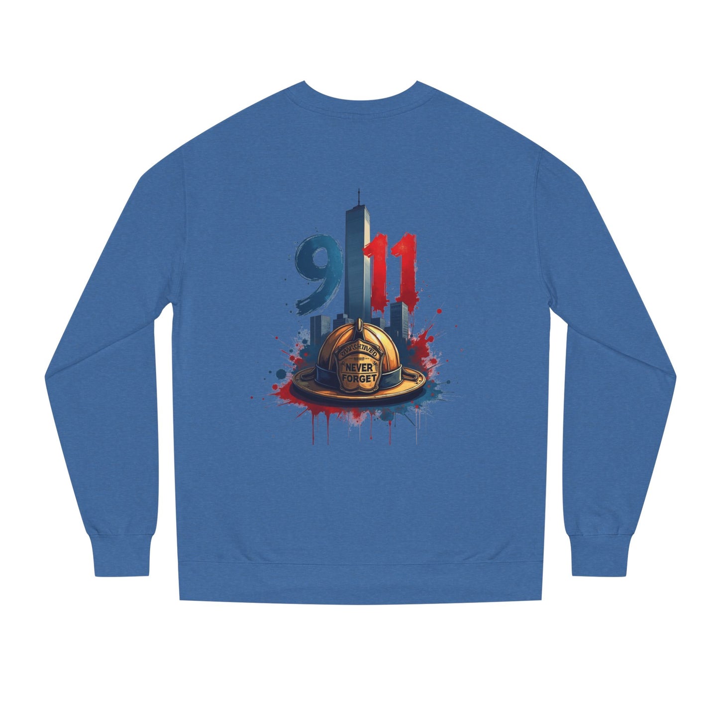 9/11 Memorial Sweatshirt – Firefighter Tribute Crewneck