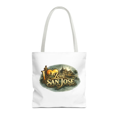 San Jose Tote Bag — "I Love San Jose" Scenic Logo Tote