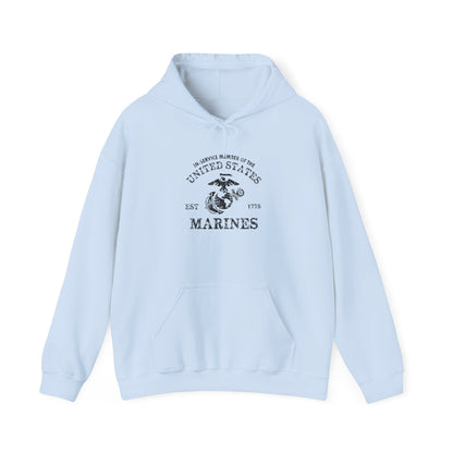 In-service Member of the United States Est 1775 Marines Hoodie
