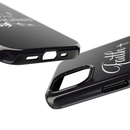 Faith Moves Mountains Tough Phone Case — Christian Inspirational Mountain Design