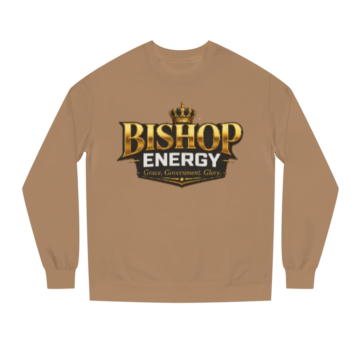 Bishop Energy Crewneck Sweatshirt — Gold Crown Logo Streetwear