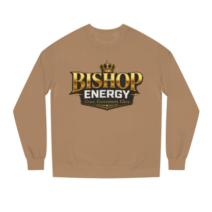 Bishop Energy Crewneck Sweatshirt — Gold Crown Logo Streetwear