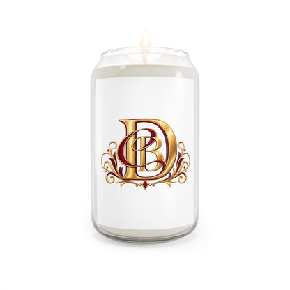 Gold Monogram Soy Candle – 13.75oz Scented Jar