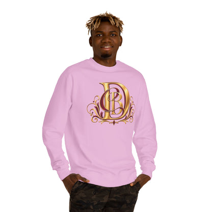 Monogram D Gold Ornate Crewneck Sweatshirt