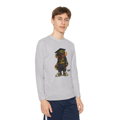 Youth Long Sleeve Tee — Graduation Bear Design