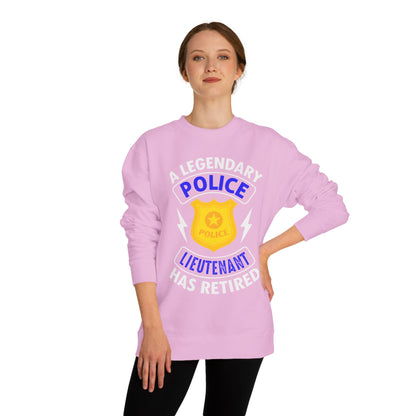 Retired Police Lieutenant Sweatshirt — Legendary Badge Crewneck