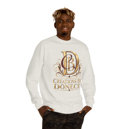 Crewneck Sweatshirt — Creations By Donece Gold Monogram Logo