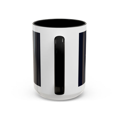 USA 250 Years of Freedom Accent Coffee Mug — Patriotic 1776–2026 Fireworks Design (11/15oz)