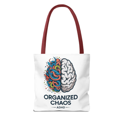 ADHD Tote Bag — "Organized Chaos" Brain Design
