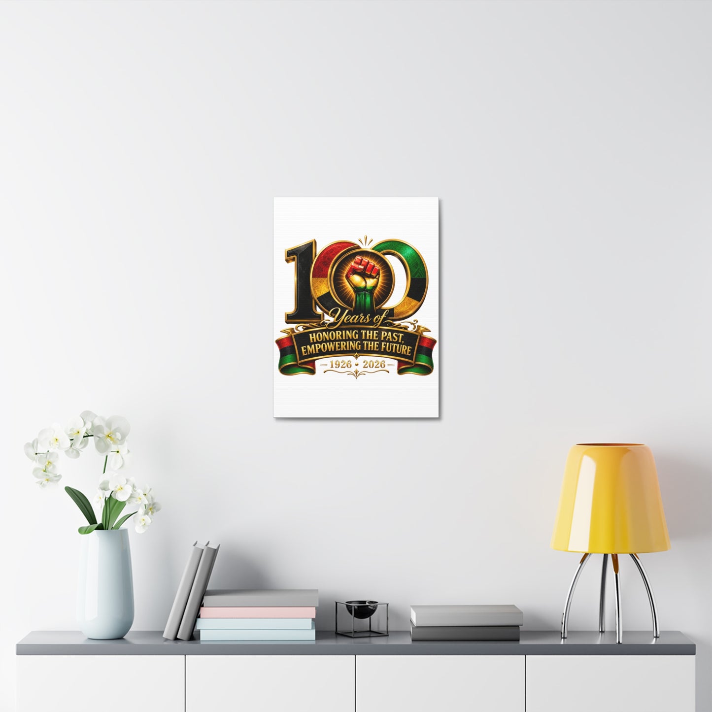 100 Years Anniversary Canvas — "Honoring the Past, Empowering the Future" (1926–2026)