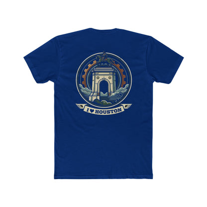 I  Houston T-Shirt — Vintage Monument Cityscape Tee for Locals & Tourists