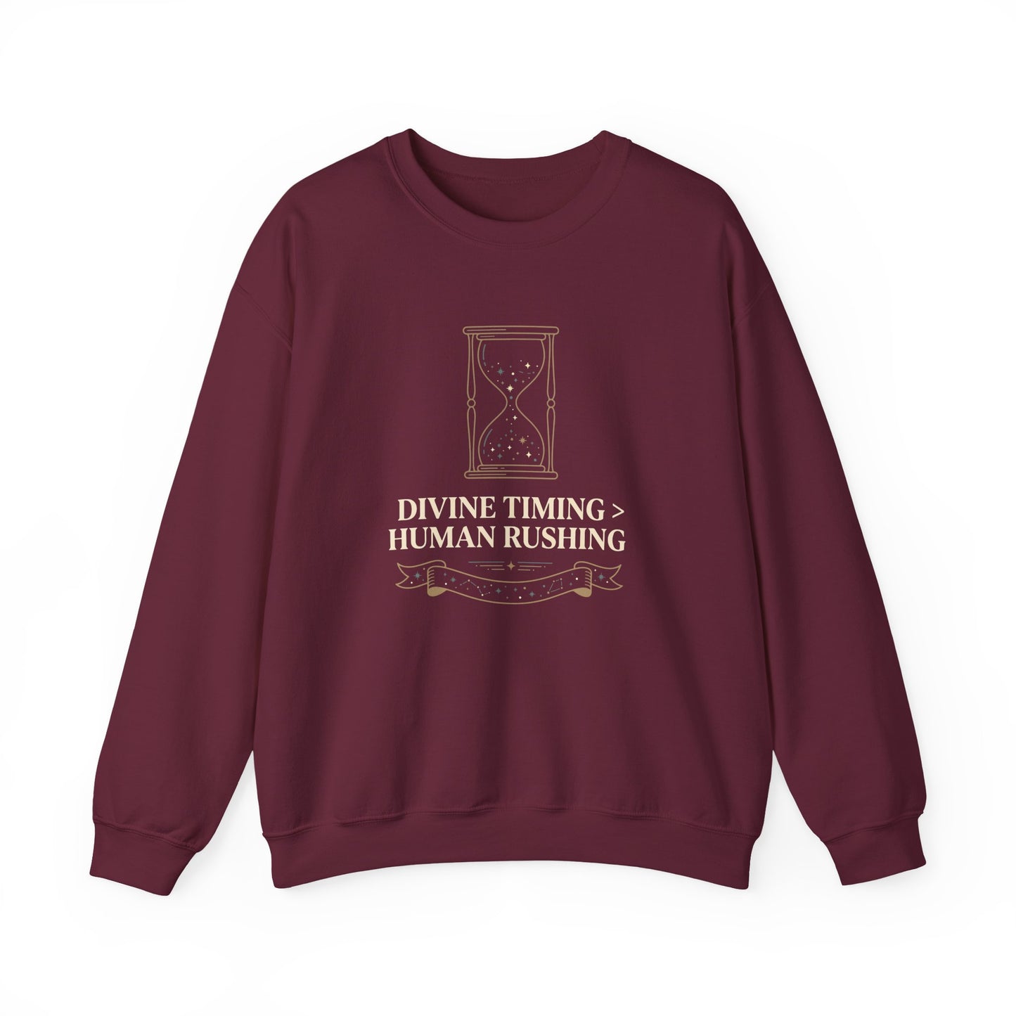 Divine Timing Human Rushing  Sweatshirt