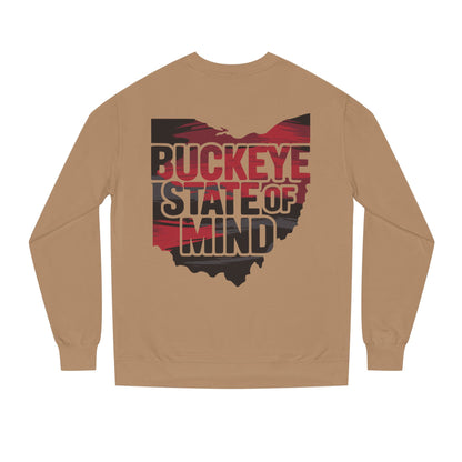 Buckeye State of Mind Sweatshirt — Ohio Vintage Crewneck for Fans