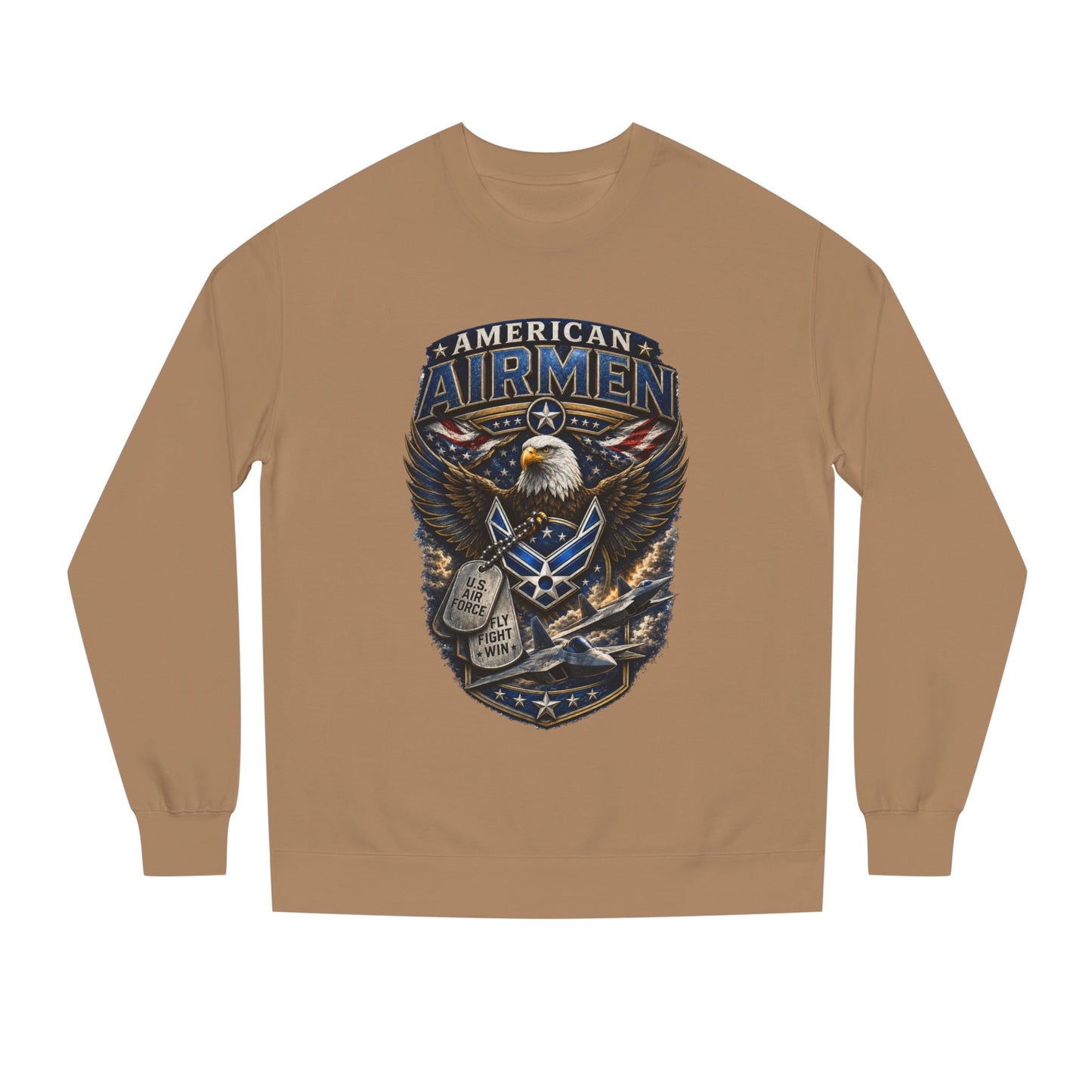 American Airmen Eagle Sweatshirt — Patriotic Air Force Crewneck
