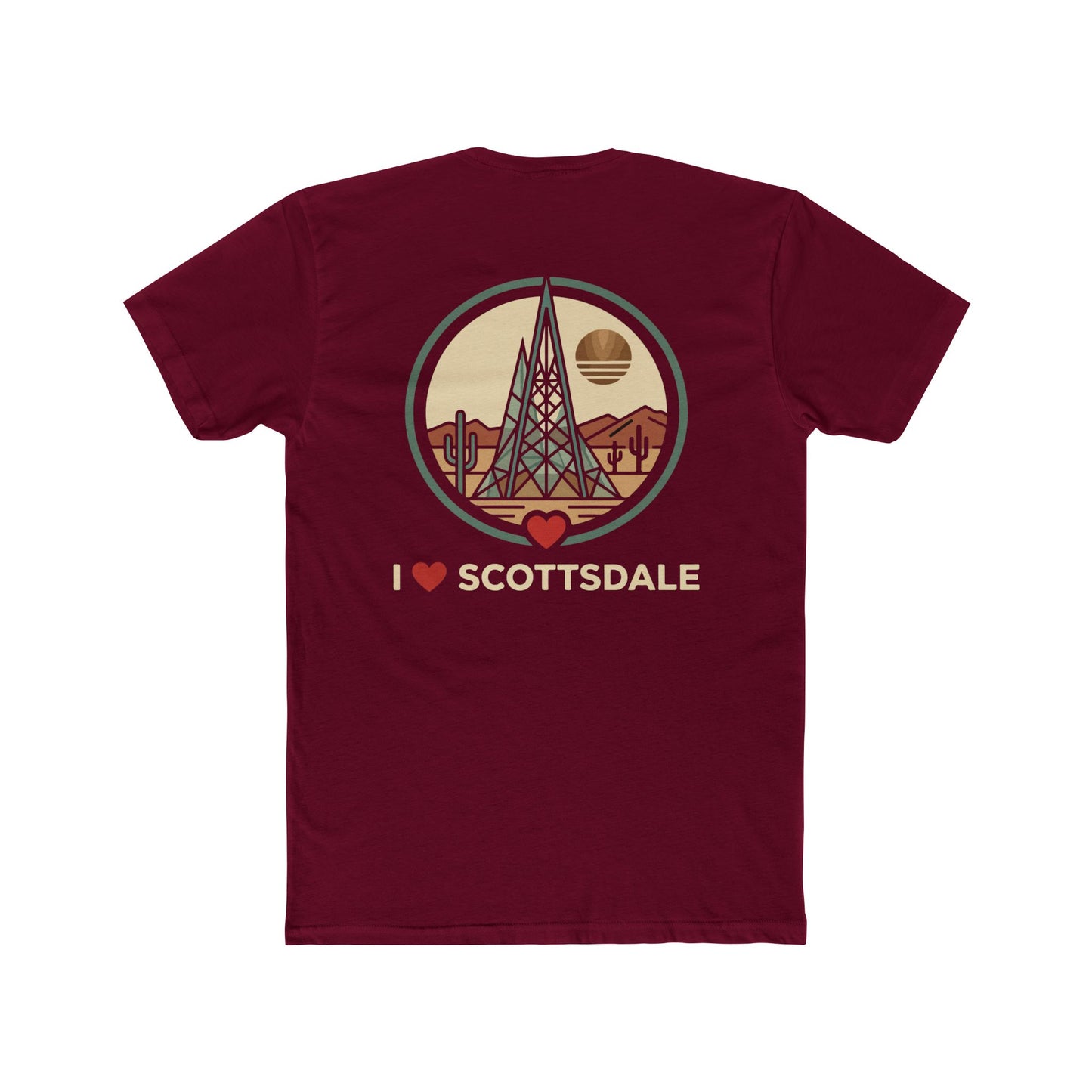 Scottsdale Retro Desert Tee — I  Scottsdale Graphic T-Shirt