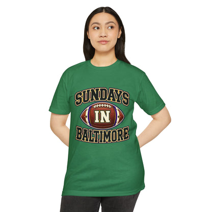 Sundays in Baltimore Football T‑Shirt