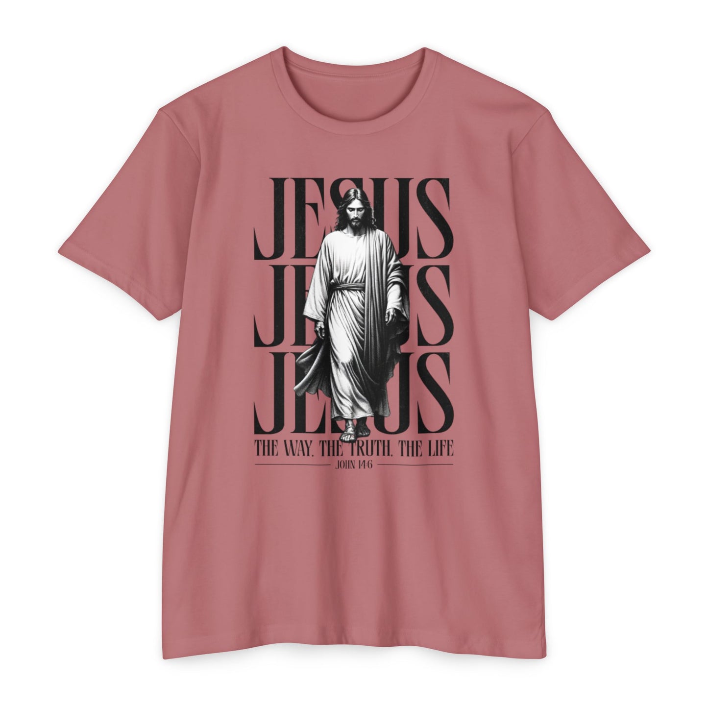 Jesus Graphic T‑Shirt — The Way The Truth The Life Faith Tee