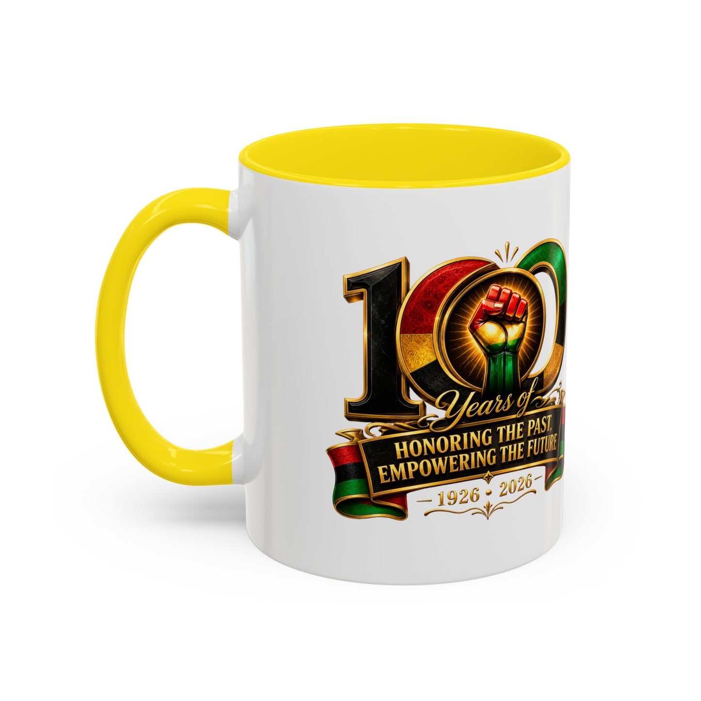100 Years Commemorative Coffee Mug — "Honoring the Past, Empowering the Future"