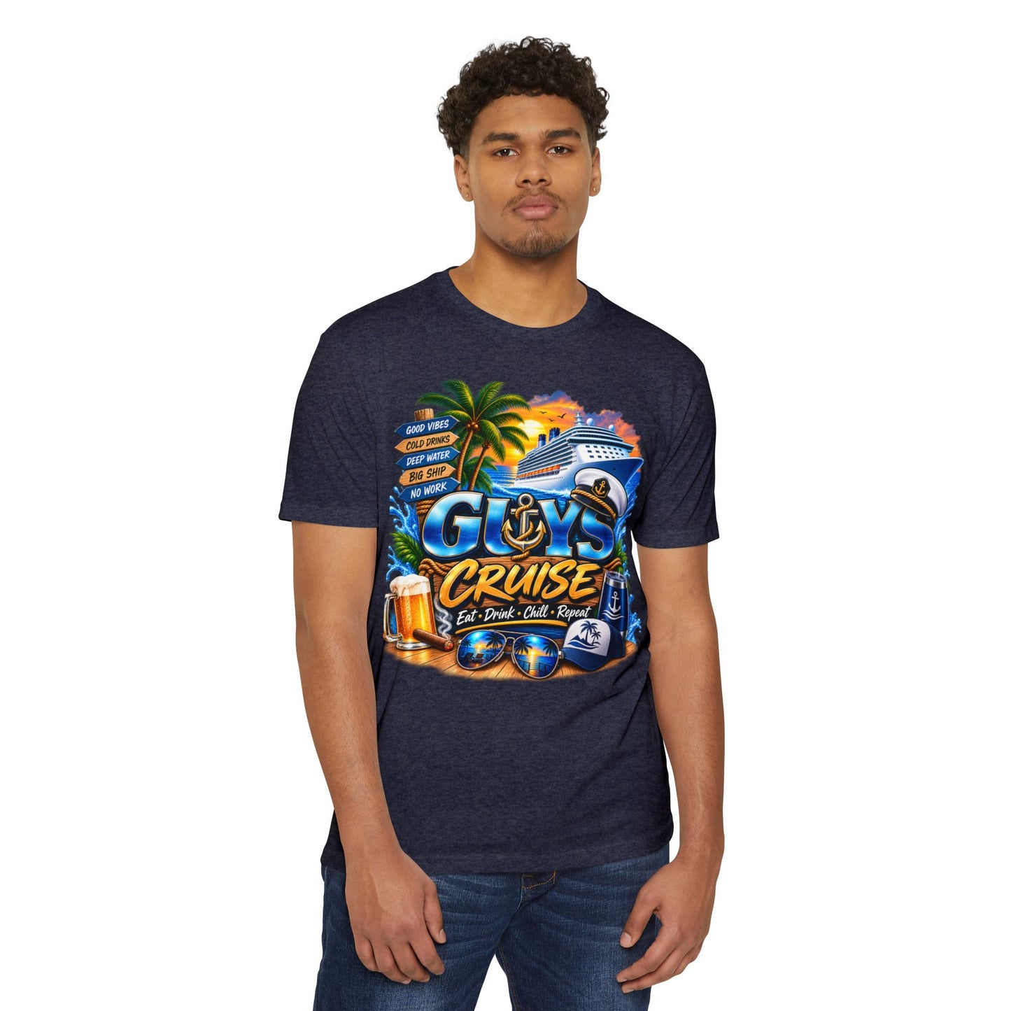 Cruise Guys T-Shirt — "Guys Cruise" Vacation Tee