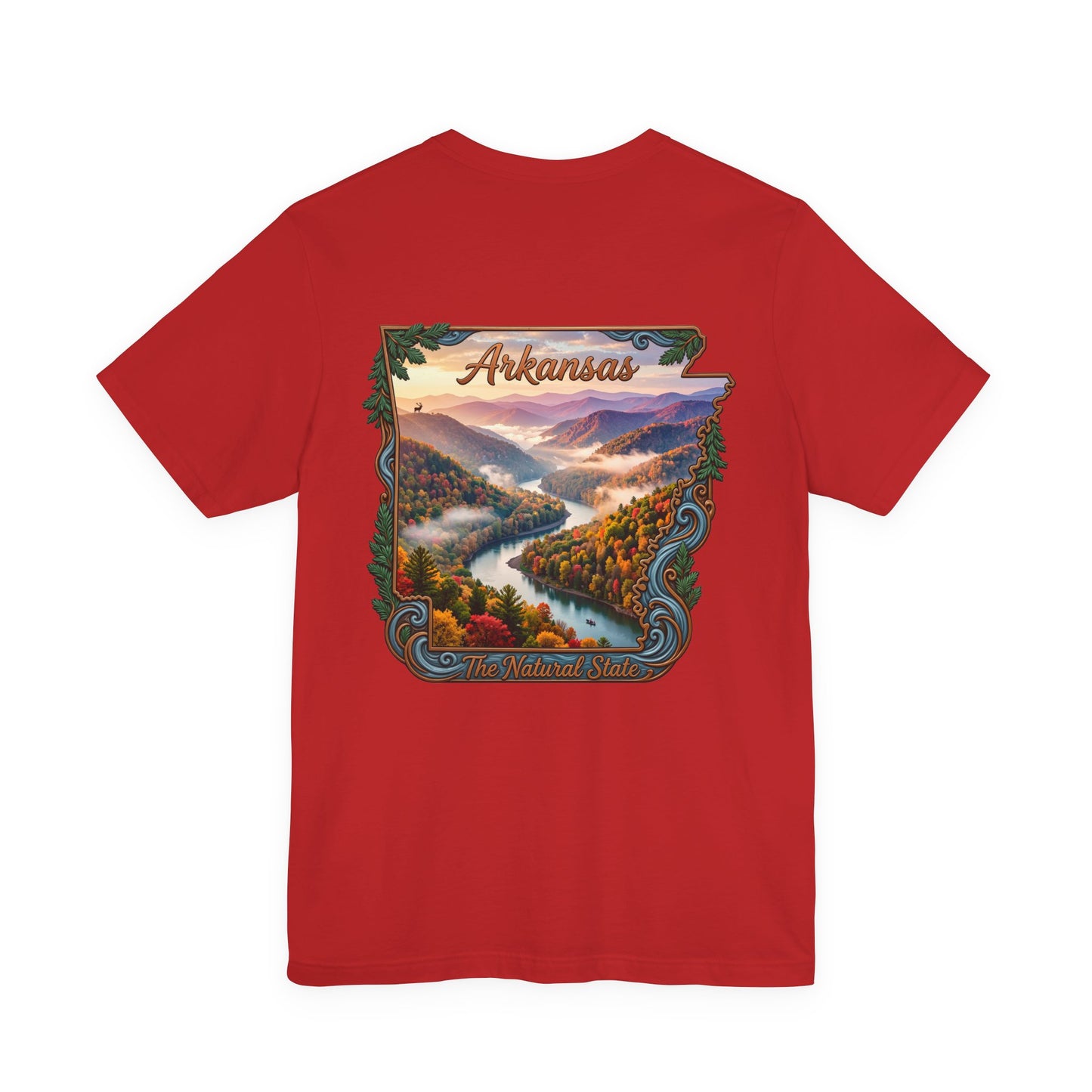 Arkansas Scenic River Tee — The Natural State Retro Landscape T-Shirt