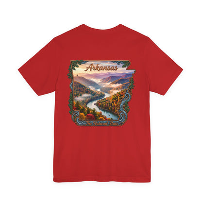 Arkansas Scenic River Tee — The Natural State Retro Landscape T-Shirt