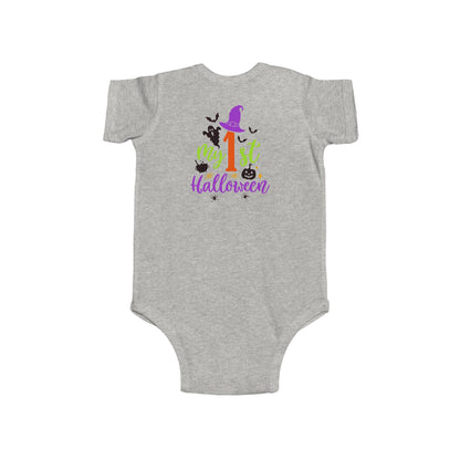 Infant Bodysuit - "My 1st Halloween" Cute Witch Baby Halloween Onesie