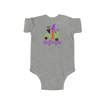 Infant Bodysuit - "My 1st Halloween" Cute Witch Baby Halloween Onesie