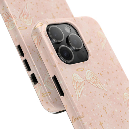 Faith & Grace Angels Phone Case | Christian floral iPhone Case