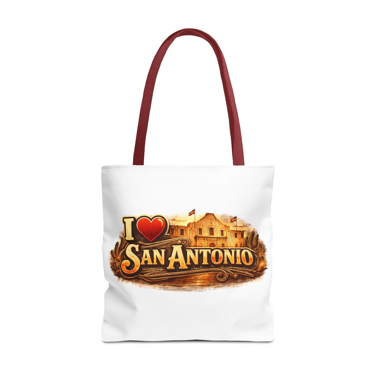 I  San Antonio Tote Bag — Alamo Vintage Souvenir Tote