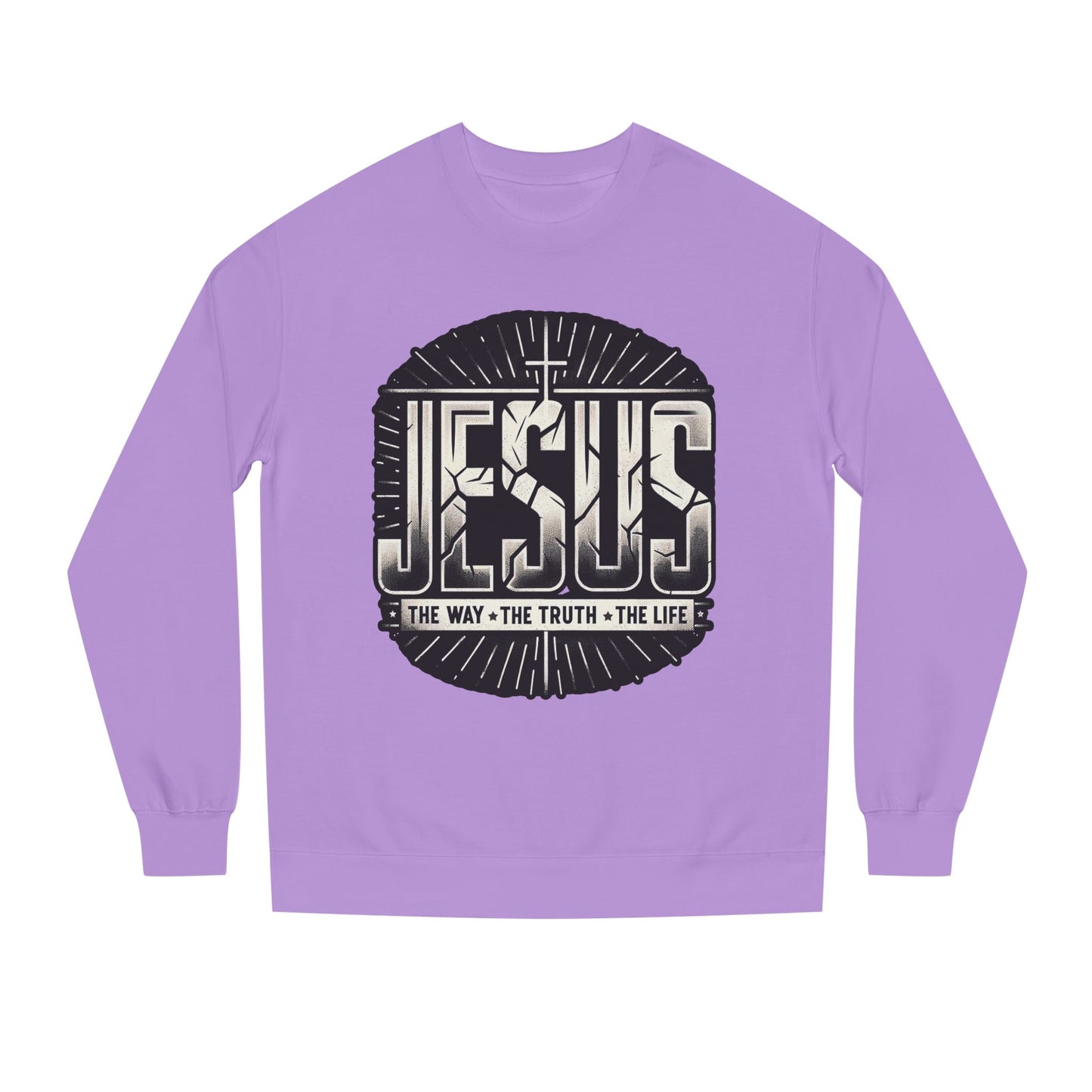 Jesus Faith Crewneck Sweatshirt – "Jesus: The Way • The Truth • The Life" Christian Pullover