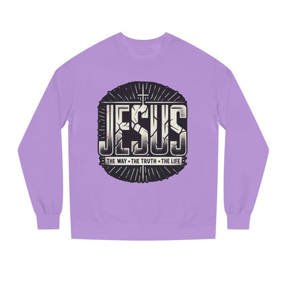 Jesus Faith Crewneck Sweatshirt – "Jesus: The Way • The Truth • The Life" Christian Pullover