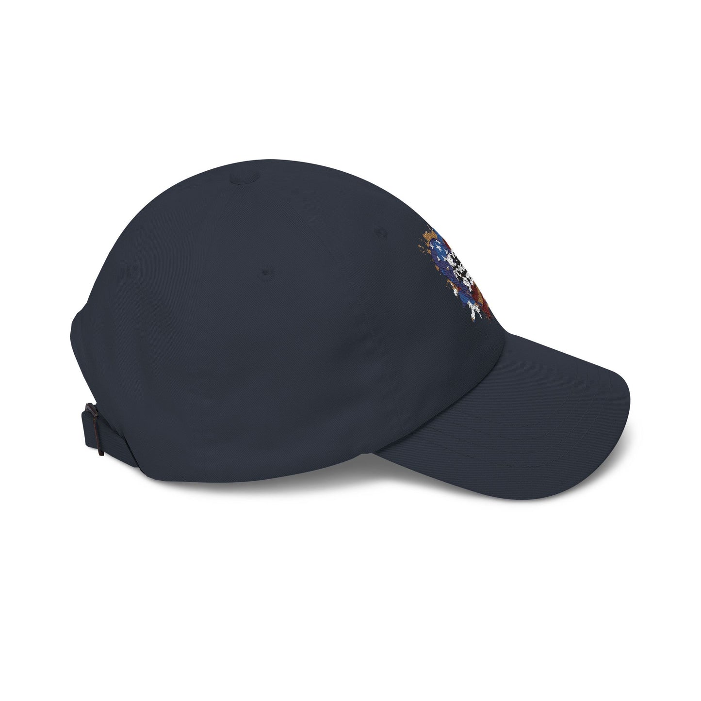Dad Cap - "Never Forget 9/11" Heart American Flag Tribute Cap