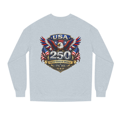 USA 250th Anniversary Eagle Sweatshirt — 1776-2026 Patriotic Crewneck