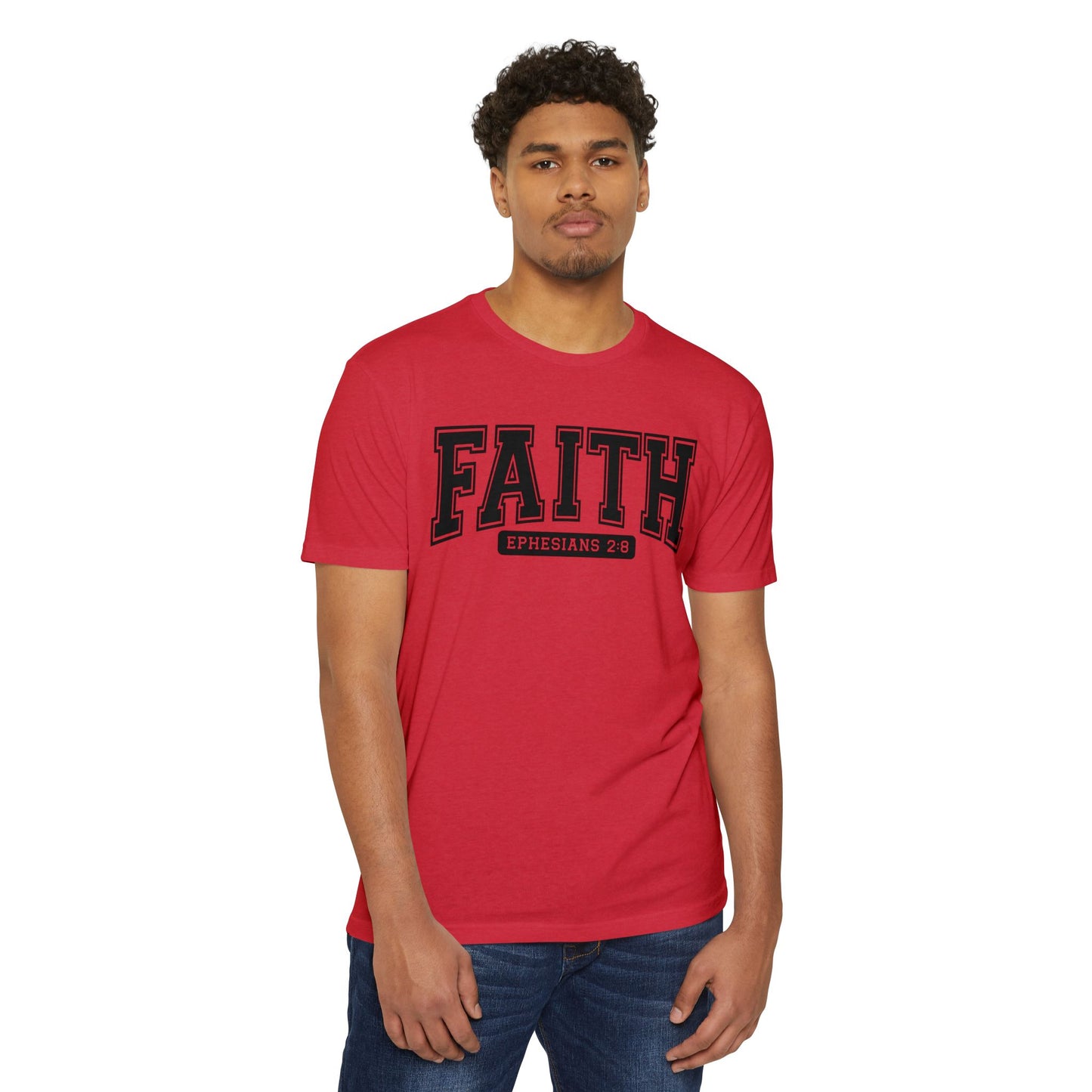 Faith Ephesians 2:8 Tee — Inspirational Christian T-Shirt