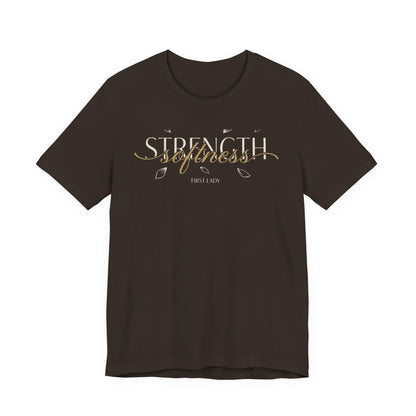 Strength & Softness Tee — Inspirational Women's Faith Graphic T‑Shirt
