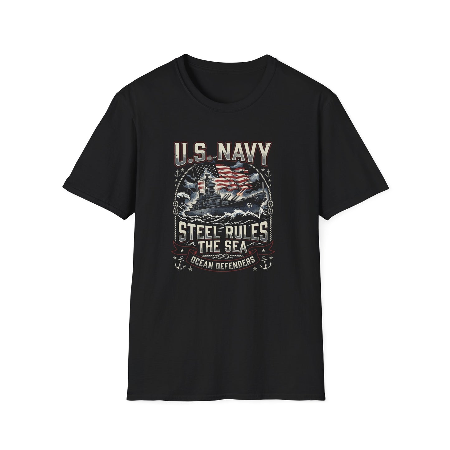 U.S. Navy Steel Rules the Sea T-Shirt