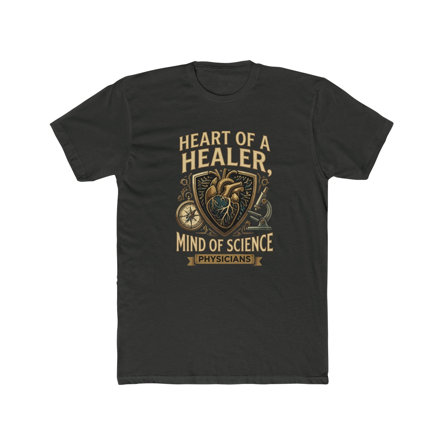 Physician T-Shirt — "Heart of a Healer, Mind of Science" Medical Tee