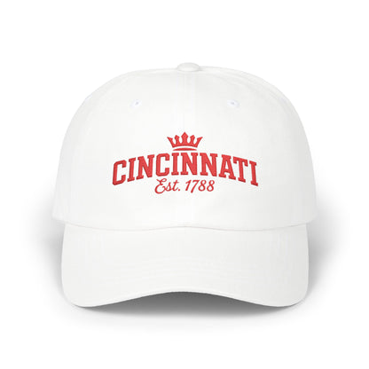Cincinnati Classic Dad Cap – Embroidered 'Cincinnati Est. 1788' Crown Hat
