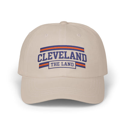 Cleveland "The Land" Classic Dad Cap — Embroidered White Baseball Hat